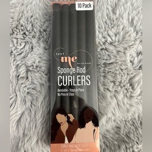 New 10 Sponge Rod Curlers 1/2”x 8.1/4” Stays In Place Bend